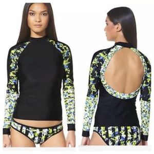 PETER PILOTTO for TARGET Black Yellow Rashguard S